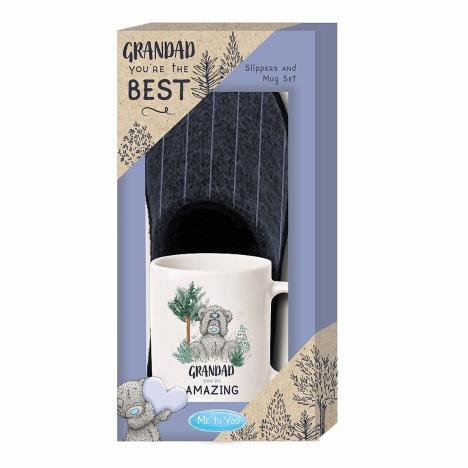 Best Grandad Me to You Bear Mug & Slippers Gift Set £14.99